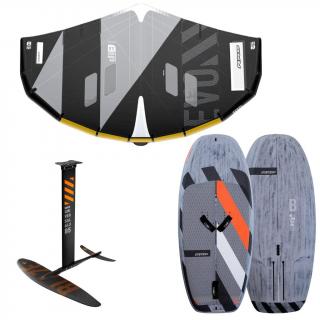 cca 65 – 80kg Jen to nejlepší! Beluga LTD 105 + Evo Gold wing 5.0m² + Blaze 1550cm² Velikost v m²: 5.0m², Výtlak plováku: 105 l, Velikost foilu: 1550…
