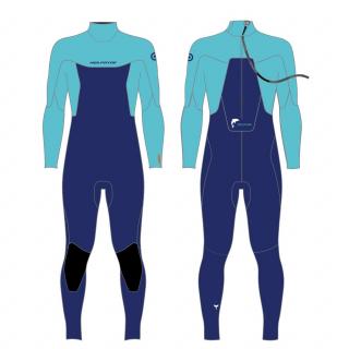 Dětský neopren Neilpryde Dolphin Back Zip 3/2 Dětská velikost: 10