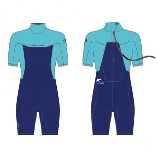 Dětský neopren Neilpryde Dolphin Back Zip Short 2/2 Dětská velikost: 12