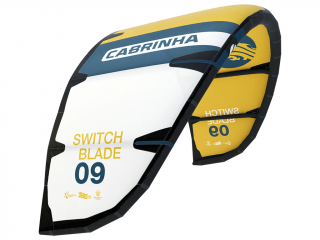 Nafukovací kite Cabrinha Switchblade Velikost v m²: 14.0m², Barvy: royal blue/veuve cliquot yellow
