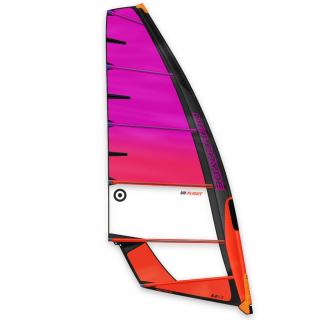 Plachta Neilpryde V8 Flight Juicy Orange/Purple Velikost v m²: 5.0m²
