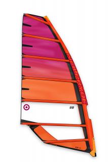 Plachta Neilpryde V8 orange Velikost v m²: 7.7m²