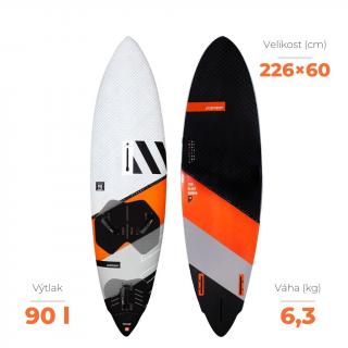Plovák RRD Freestyle Wave Y26 BLKRBN Výtlak plováku: 90 l