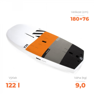 Plovák RRD Rocket Pocket Y25 E-tech Výtlak plováku: 122 l