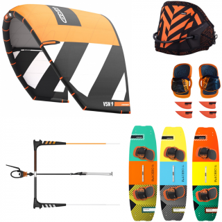 Set na kite RRD Vision Y26 + Kiteboard Placebo V6 Velikost v m²: 10.5m², Velikost Kiteboardu: 138 x 41 cm