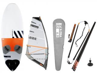 Windsurfing komplet pro začátečníky a pokročilé Velikost v m²: 7.5m², Výtlak plováku: 135 l