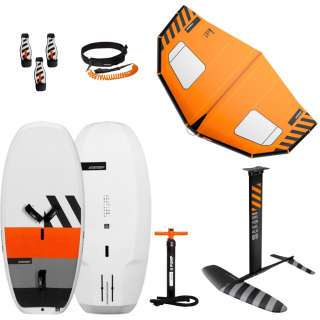 Začínající Wingfoilingový set pro dámy a lehčí osoby Velikost v m²: 4.5m²