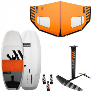 Začínající Wingfoilingový set s pevným prknem Velikost v m²: 5.0m²