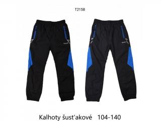 Kalhoty šusťákové tenké(2 barvy) WOLF,VELIKOST 104-140 barva: černá, velikost: 104