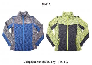 Mikina chlapecká funkčníí (2 barvy) WOLF VELIKOST 116-152 barva: modrošedá, velikost: 122