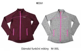 Mikina dámská funkční (2 barvy) WOLF, VELIKOST M-XXL barva: šedá, velikost: XL