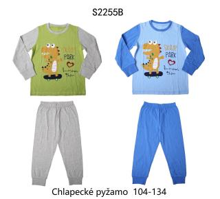 Pyžamo chlapecké (2 barvy) WOLF, VELIKOST 104-134 barva: šedý melír, velikost: 104