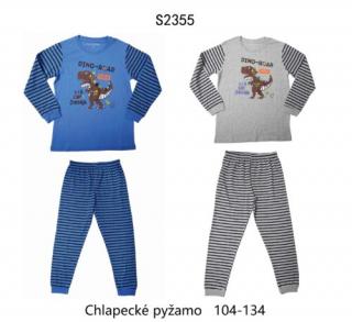 Pyžamo chlapecké (2 barvy) WOLF,VELIKOST 104-134 barva: šedý melír, velikost: 116