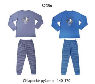 Pyžamo chlapecké (2 barvy) WOLF, VELIKOST 140-170 barva: modrá, velikost: 152