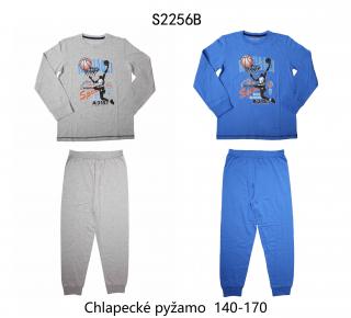 Pyžamo chlapecké (2 barvy) WOLF, VELIKOST 140-170 barva: šedý melír, velikost: 158