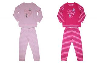 Pyžamo dívčí (2 barvy) WOLF,VELIKOST 104-134 barva: růžová, velikost: 116