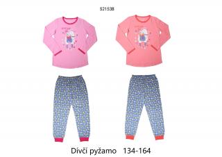 Pyžamo dívčí (2 barvy) WOLF,VELIKOST 134-164 barva: lososová, velikost: 146