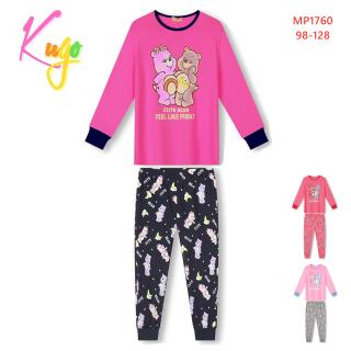 Pyžamo dívčí (3 barvy) KUGO, VELIKOST 98-128 barva: růžová, velikost: 104