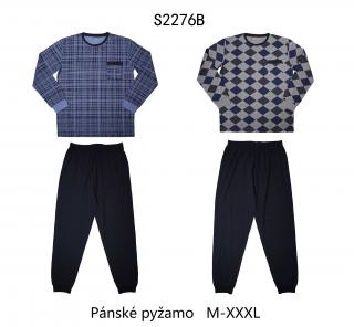 Pyžamo pánské (2 barvy) WOLF, VELIKOST M-XXXL barva: modrá, velikost: L