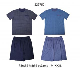 Pyžamo pánské letní (2 barvy) WOLF,VELIKOST(M-XXXL) barva: tmavěmodrá, velikost: XXL