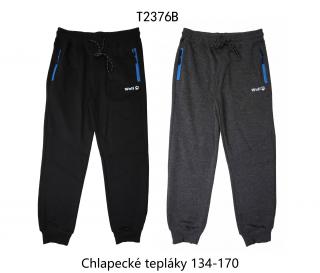 Tepláky chlapecké (2 barvy),VELIKOST 134-170 barva: černá, velikost: 140