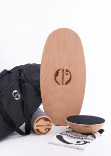 Balanční deska Woodboards - Mega set s tričkem ZDARMA + DOPRAVA ZDARMA
