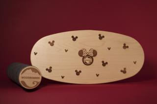 Balanční deska Woodboards Original - Motiv Minnie - komplet