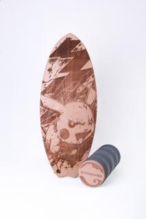 BALANČNÍ DESKA WOODBOARDS SURF ANGRY PIKA PIKA  - KOMPLET