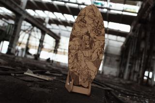 Balanční deska Woodboards Surf Superheroes - komplet