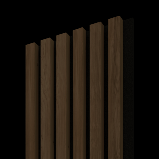 Dřevěná lamela ACOUSTIC LINE 6 - esotica / černá
