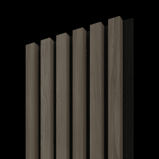 Dřevěná lamela ACOUSTIC LINE 6 - hakira / černá