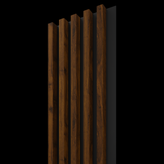 Dřevěná lamela LINEA COMFORT 5 - ořech / černá