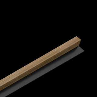 Dřevěná lamela LINEA SLIM 1 - dub / černá