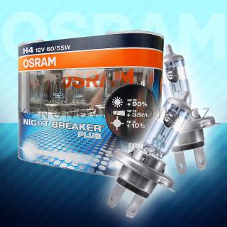 Autožárovky H4 OSRAM Night Breaker Unlimited 55W