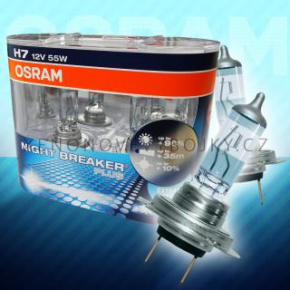Autožárovky H7 OSRAM NightBreaker Unlimited 55W