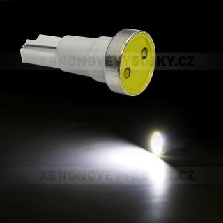 Osvětlení přístrojové desky POWER LED bílá, T5/12V/1,2W, sada 2ks