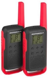 Motorola TLKR T62 RED - sada 2 vysílaček PMR446, dosah až 8 km