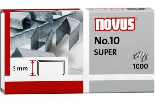 Spony do sešívačky Novus, č. 10 Super, 1 000 ks