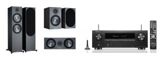 DENON AVR-X1700H + MONITOR AUDIO 500 SET 5.0