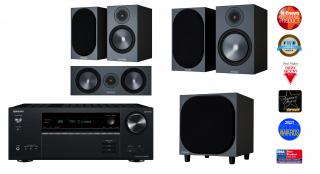 ONKYO TX-NR6100 + MONITOR AUDIO BRONZE 100 SET 5.1