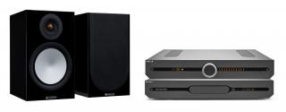 Roksan Attessa Integrated Amplifier + CD Transport + MONITOR AUDIO SILVER 100