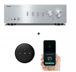 YAMAHA A-S501 SILVER + streamer (Akce, WiiM mini streamer zdarma!)