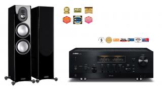 YAMAHA R-N2000A + MONITOR AUDIO GOLD 300 (piano black)