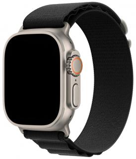 Alpský tah nylonový řemínek pro Apple Watch 38, 40 a 41 mm černý