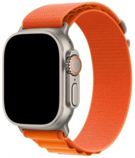 Alpský tah nylonový řemínek pro Apple Watch 38, 40 a 41 mm oranžový