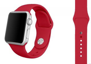 Červená růže silikonový řemínek pro Apple Watch 38, 40 a 41 mm