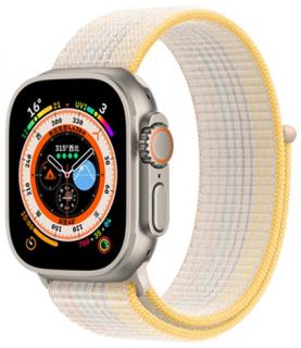 Provlékací řemínek pro Apple Watch 38, 40 a 41 mm proužkovaný jarní