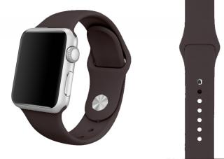 Šedý silikonový řemínek pro Apple Watch 42, 44 a 45 mm