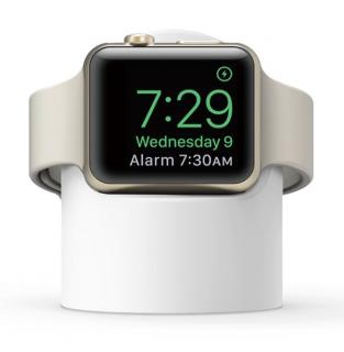 Stojan pro Apple Watch silikonový bílý