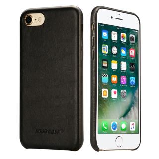 Zadní kryt Jisoncase pro iPhone 7 a 8 z pravé kůže (4 barvy) Barva: Černá